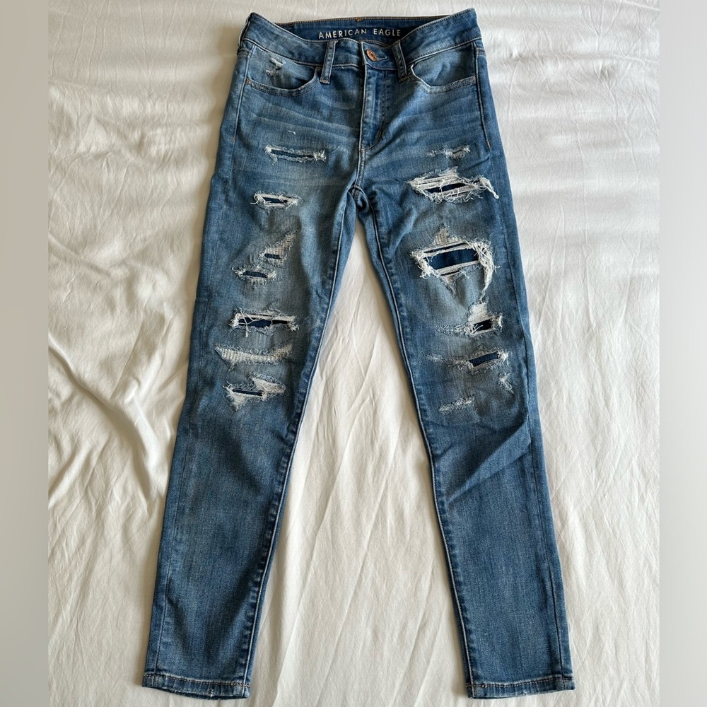 American Eagle high waisted jeans